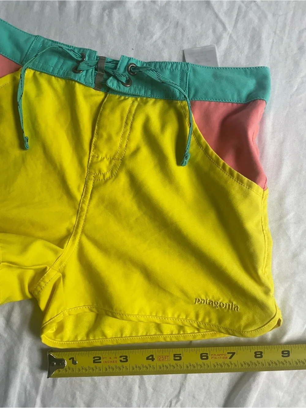 PATAGONIA Board Shorts Forries Shirley Girls Swim Surf Beach Pink Size 10